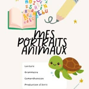 50 portraits d’animaux - lecture - grammaire - production d'écrit