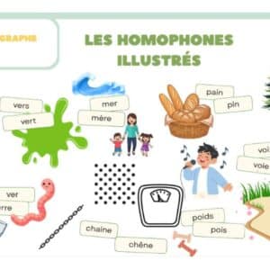 Orthographe illustrée - les homophones (non grammaticaux)