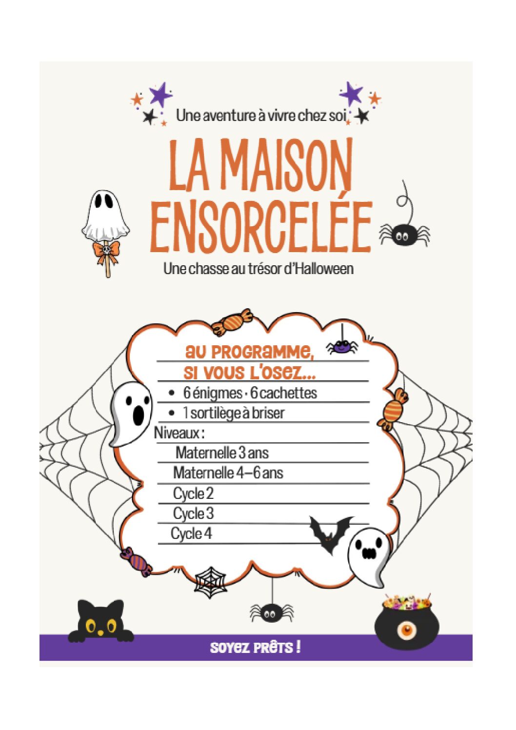 La Maison Ensorcelée : Une chasse au trésor d’Halloween à vivre chez soi !